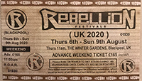 Rebellion 2021 - Tickets Available Now!